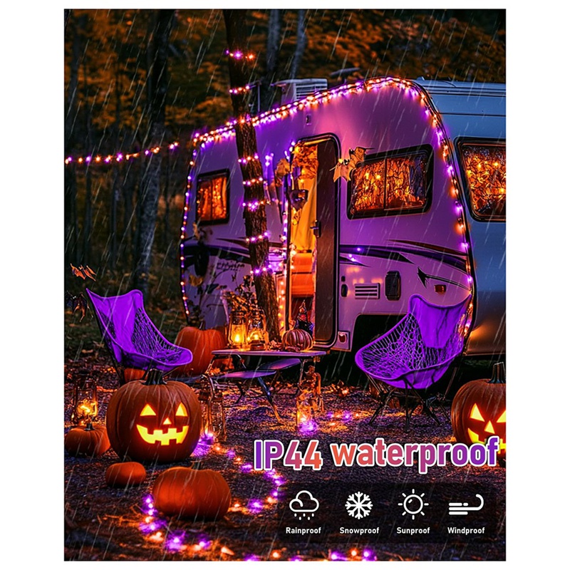 DT16 Solar-Halloween-Lichterke – Halloween Led String Lights Orange Bewertung und Preis