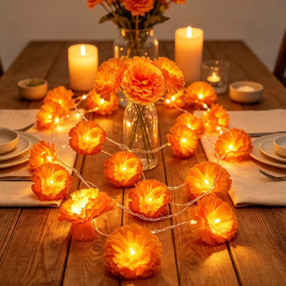 Mexikanischer Stil Halloween R – Halloween Led String Lights Orange Bewertung und Preis