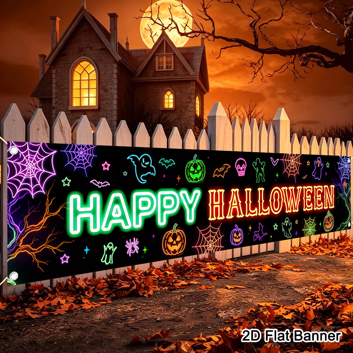 1 Stück Happy Halloween Banner – Pumpkin Lantern Halloween Bewertung und Preis