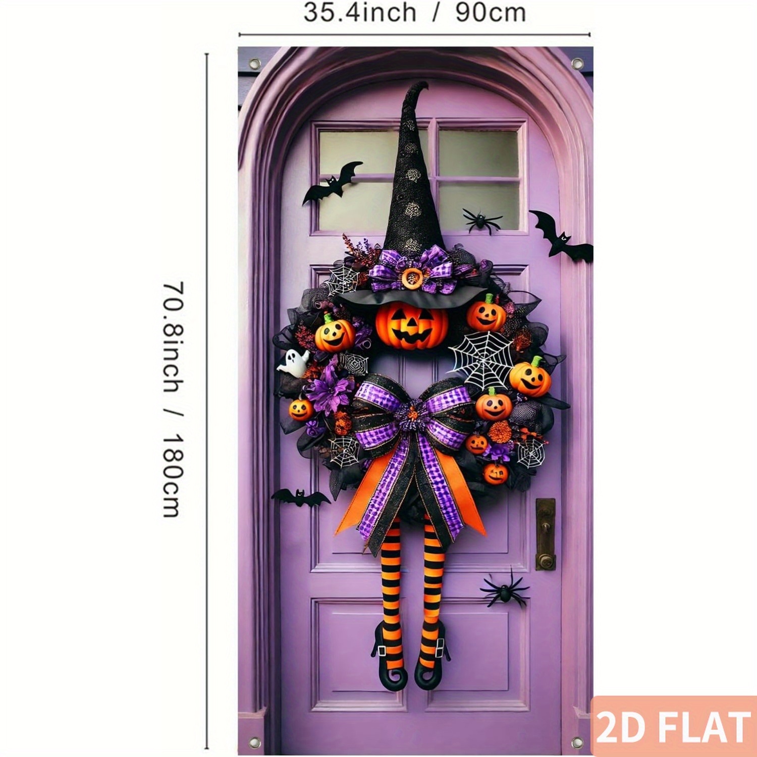 Halloween-Hexenkranz-Türabdeck – Spider Web Halloween Decoration Bewertung und Preis