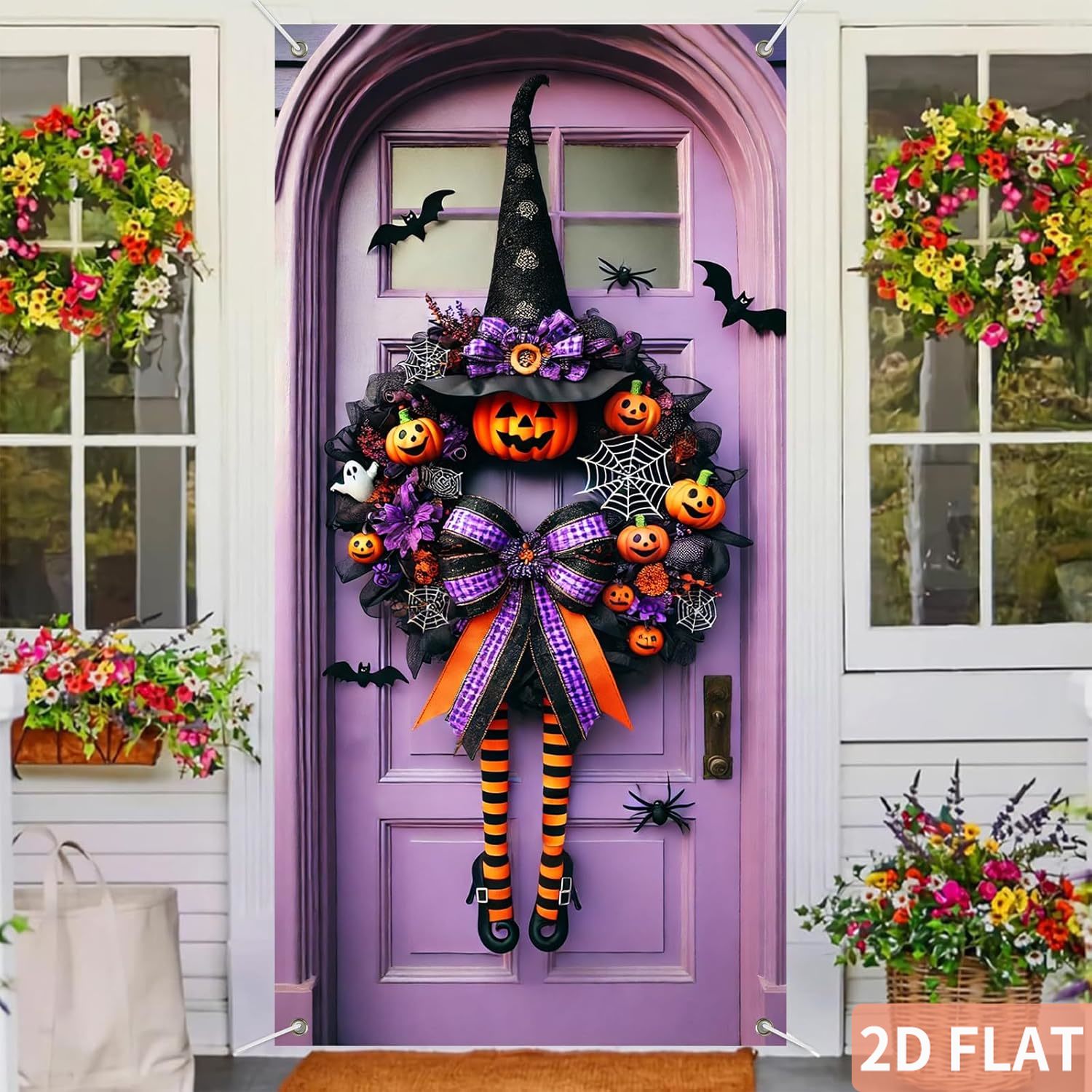 Halloween-Hexenkranz-Türabdeck – Spider Web Halloween Decoration Bewertung und Preis