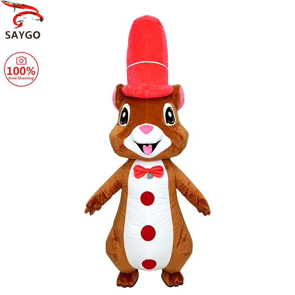 SAYGO Roter Eichhörnchen-Aufbl – Halloween Costume Adult Bewertung und Preis
