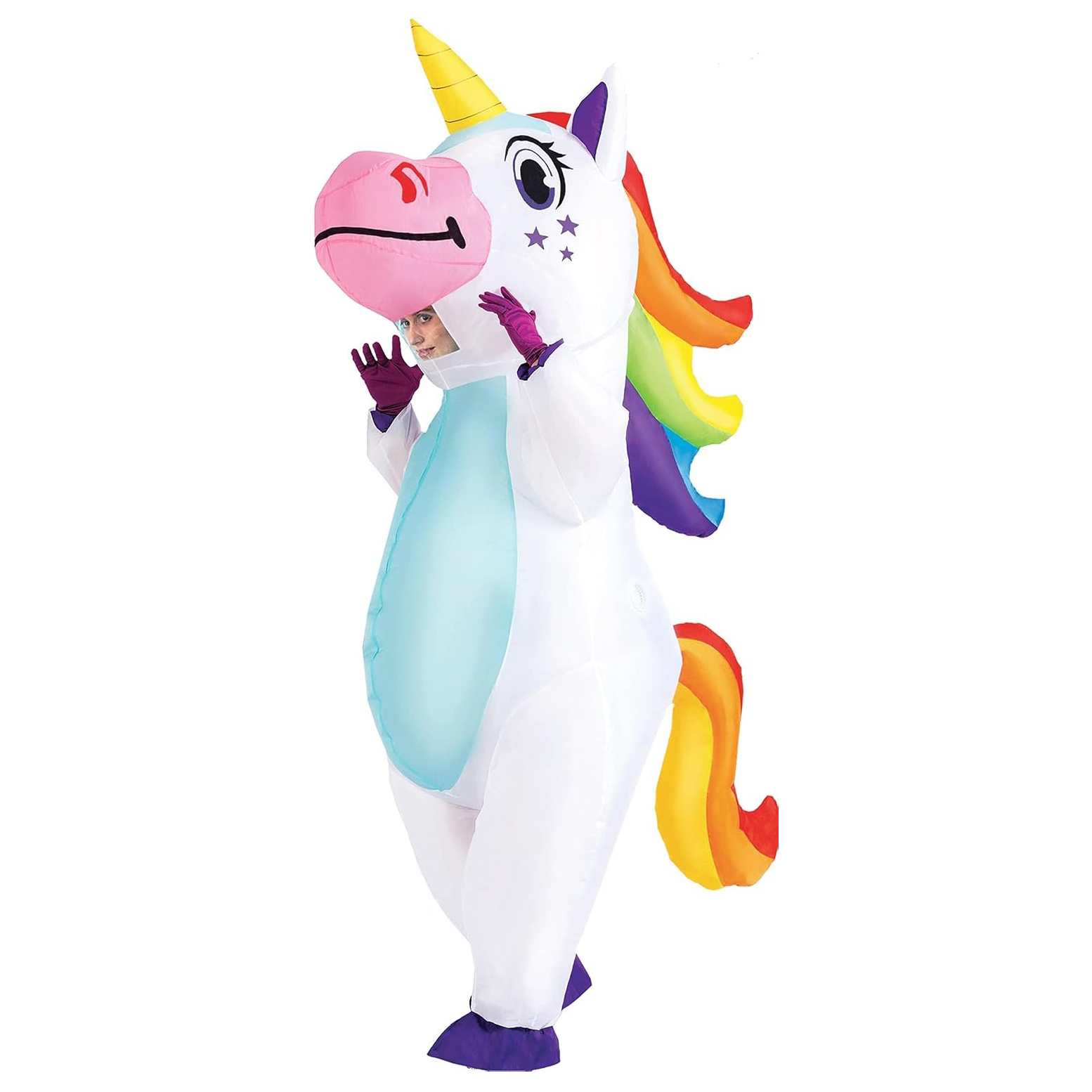 Aufblasbares Einhorn-Kostüm fü – Halloween Costume Adult Bewertung und Preis
