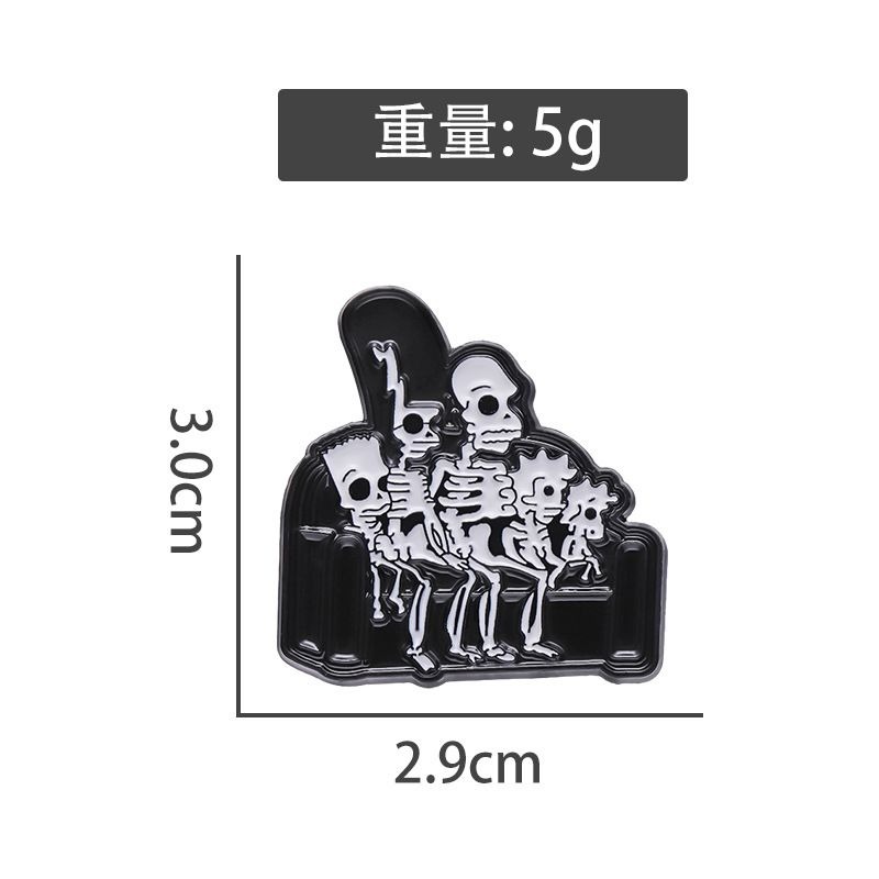 Neue Cartoon-Anime-Figur Brosc – Halloween Skeleton Decoration Bewertung und Preis