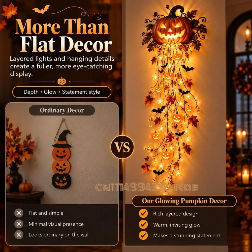 Elegante Halloween-Wandlichter – Halloween Led String Lights Orange Bewertung und Preis