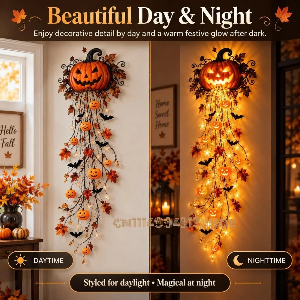 Elegante Halloween-Wandlichter – Halloween Led String Lights Orange Bewertung und Preis