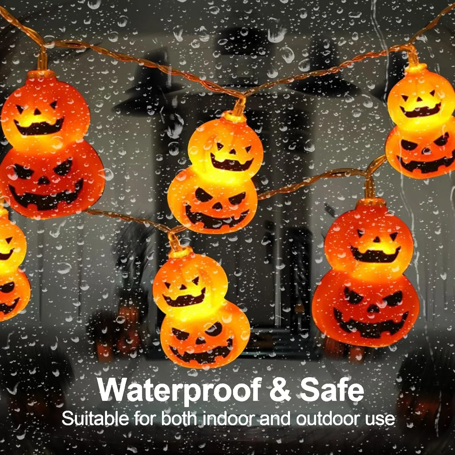 Jack O Lantern Lichterkette, b – Halloween Led String Lights Orange Bewertung und Preis