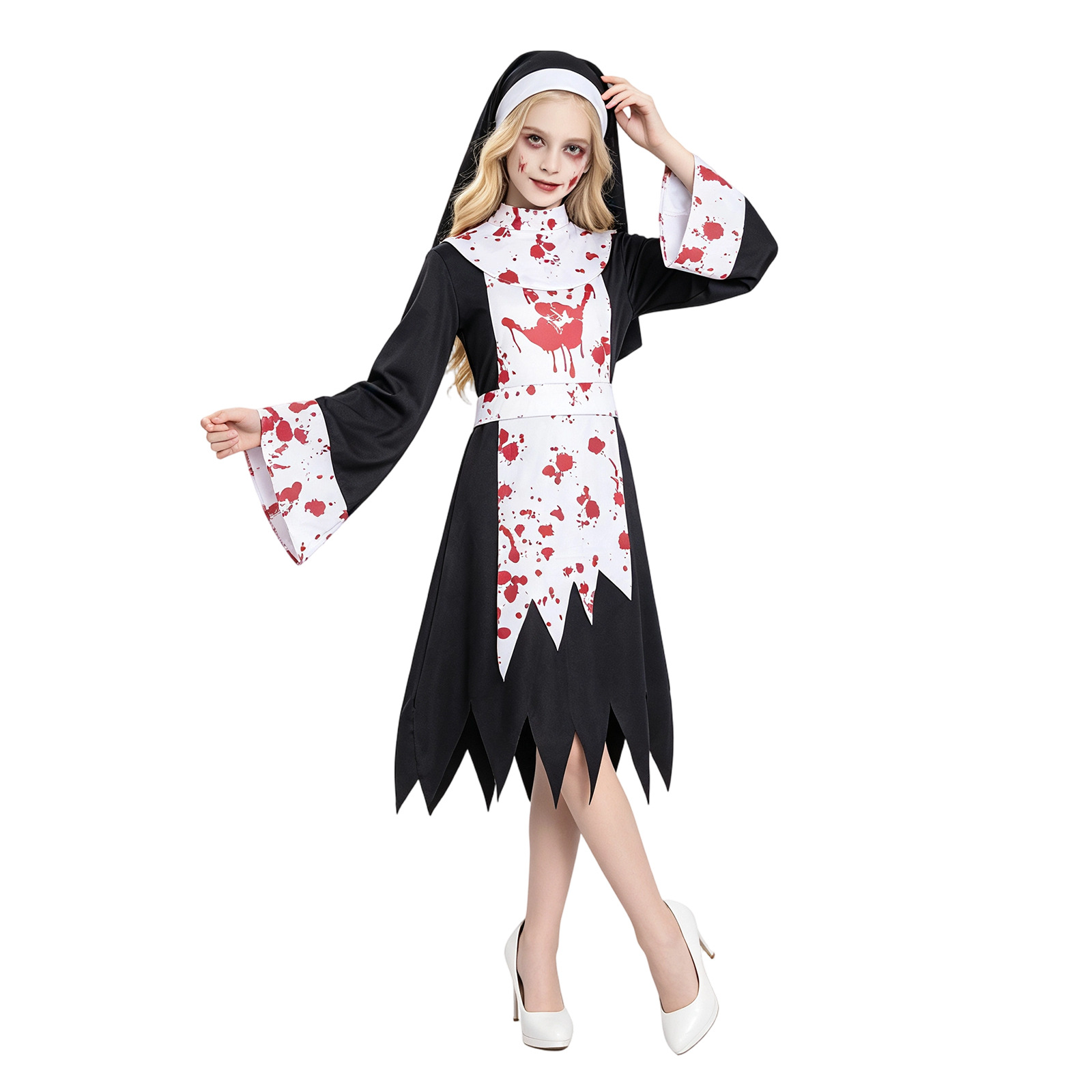 Damen Kinder Halloween Gruseli – Halloween Costume Kids Bewertung und Preis