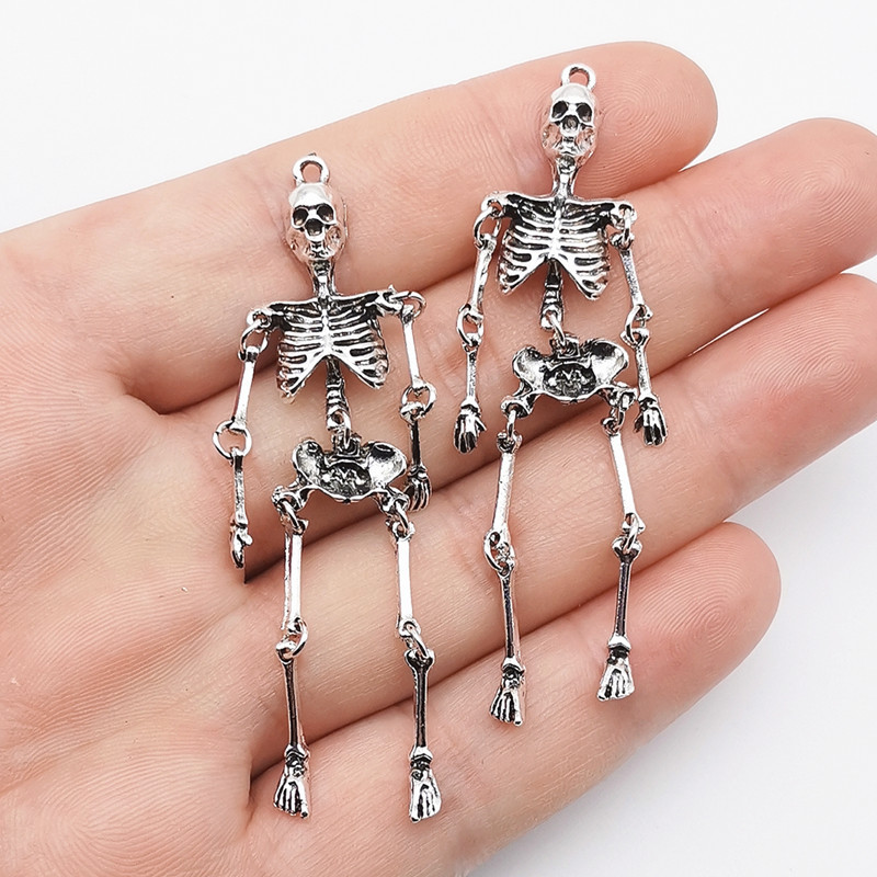 2/5/10PCS Retro Schädel Skelet – Halloween Skeleton Decoration Bewertung und Preis