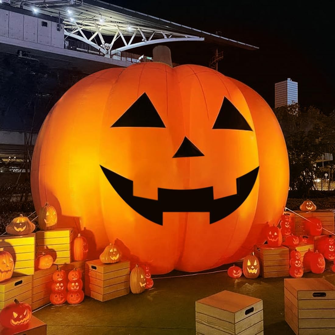 Riesige 10-Fuß-Halloween-Kürbi – Halloween Pumpkin Decor Led Bewertung und Preis