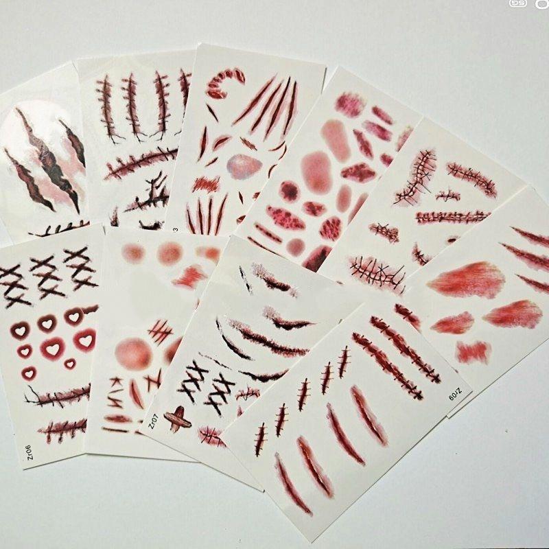 30 Stück Halloween-Tattoo-Aufk – Spider Web Halloween Decoration Bewertung und Preis