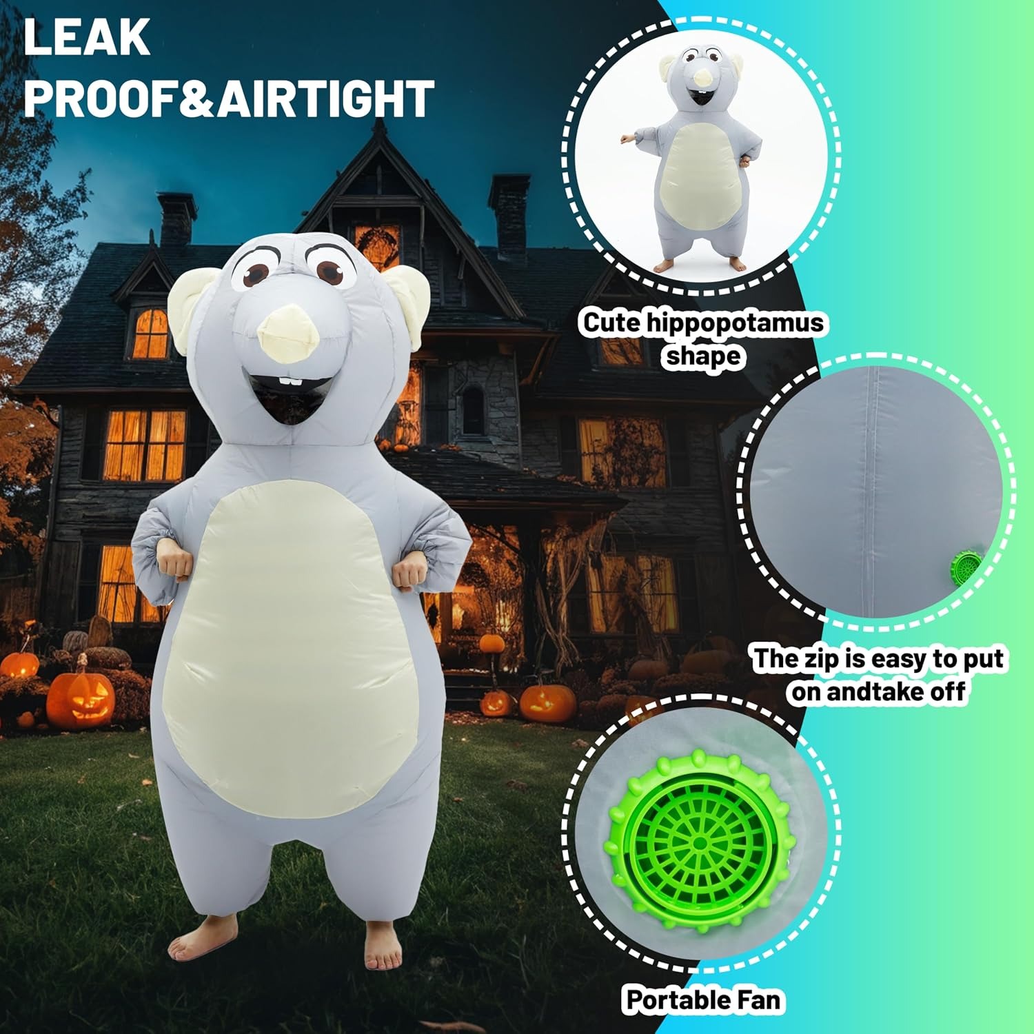 Aufblasbares Maus-Kostüm für E – Halloween Costume Adult Bewertung und Preis