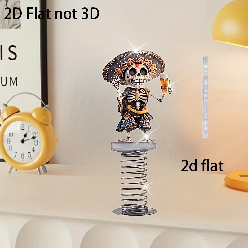 Halloween 2D Acryl Schwingende – Halloween Skeleton Decoration Bewertung und Preis