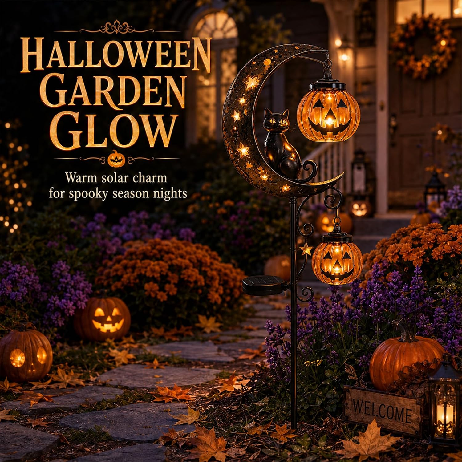 Neue Solar-Halloween-Kürbis-Mo – Halloween Pumpkin Decor Led Bewertung und Preis