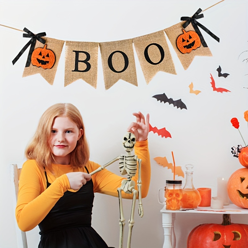 1 Set rustikales Halloween-Ban – Pumpkin Lantern Halloween Bewertung und Preis