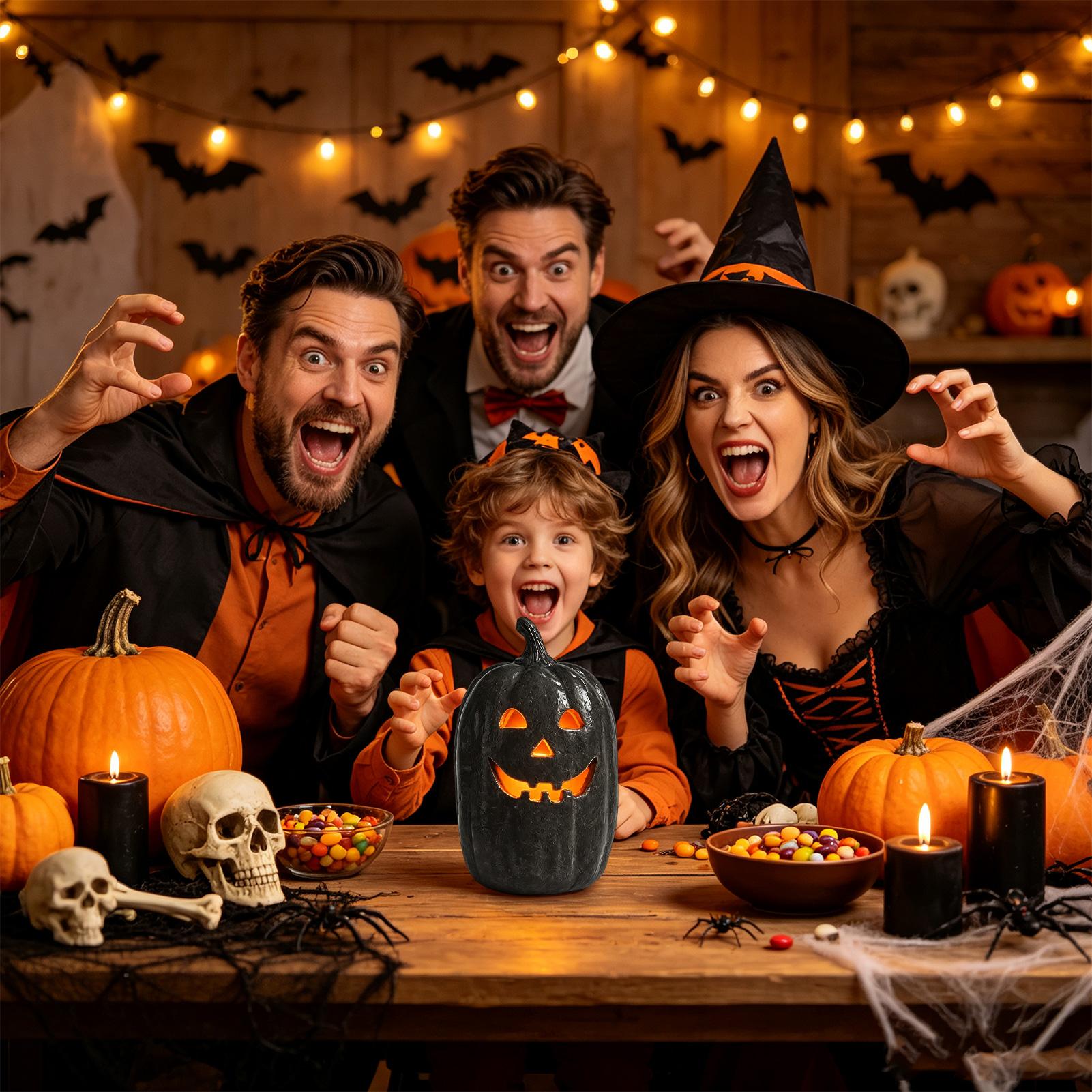 Halloween-Kürbis-Deko aus Kuns – Pumpkin Lantern Halloween Bewertung und Preis